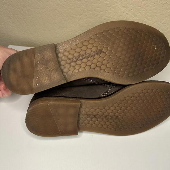 Hush Puppies Suede ankle boot mazin cayto brown Nubuck US 7.5 medium - Picture 4 of 6